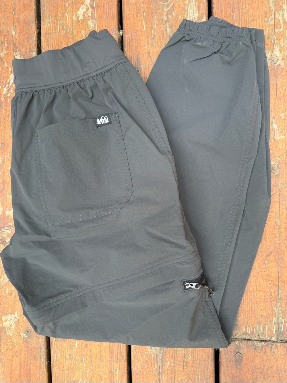 REI Grey Convertible hiking Pants